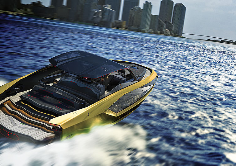Tecnomar for Lamborghini 63: Super product from the Italian duo