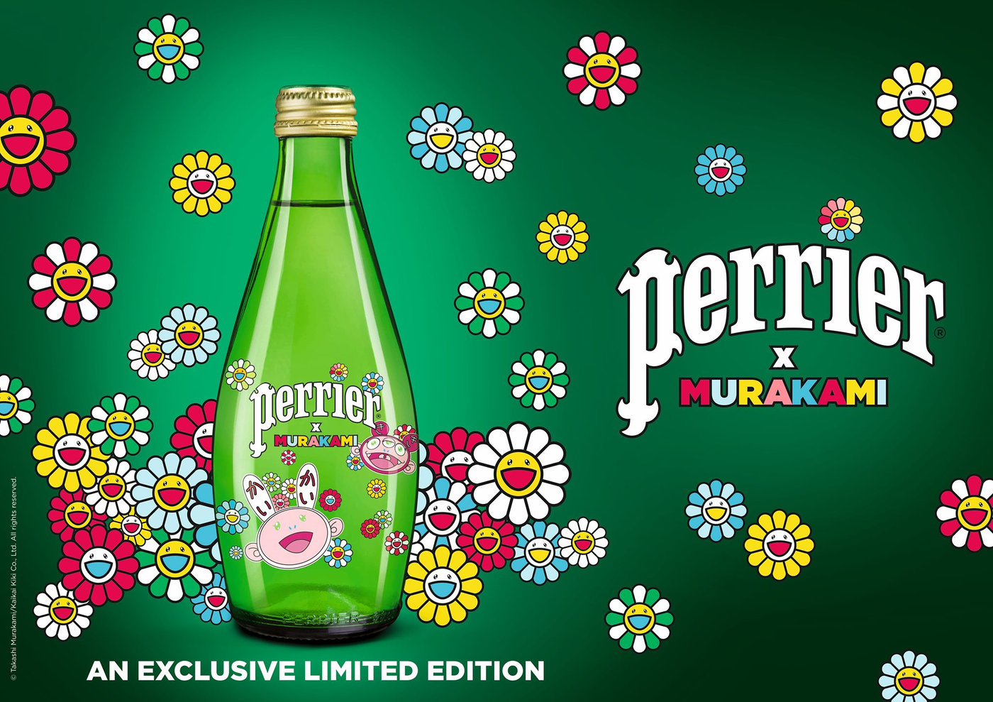 PERRIER® x MURAKAMI – màn collab đầy màu sắc của Takashi Murakami