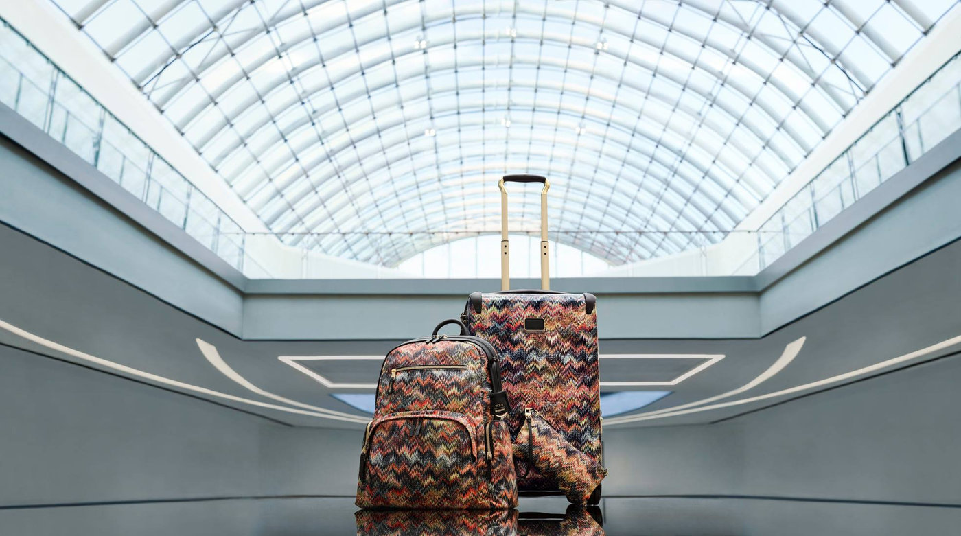 TUMI hợp tác với thương hiệu Missoni trong bộ phụ kiện du lịch độc quyền