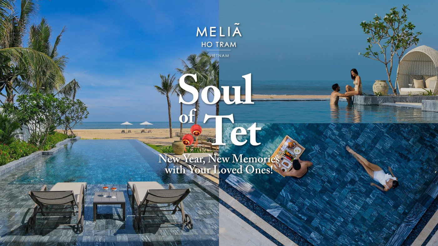 Cùng gia đình ngập tràn niềm vui Xuân Nhâm Dần với Meliá Hồ Tràm