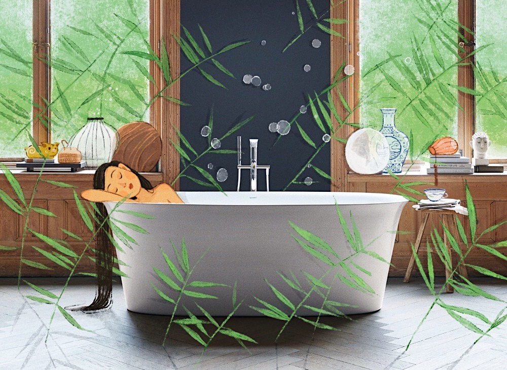 Trải nghiệm cảm giác thư thái ngay tại không gian sống với BST White Tulip của Duravit
