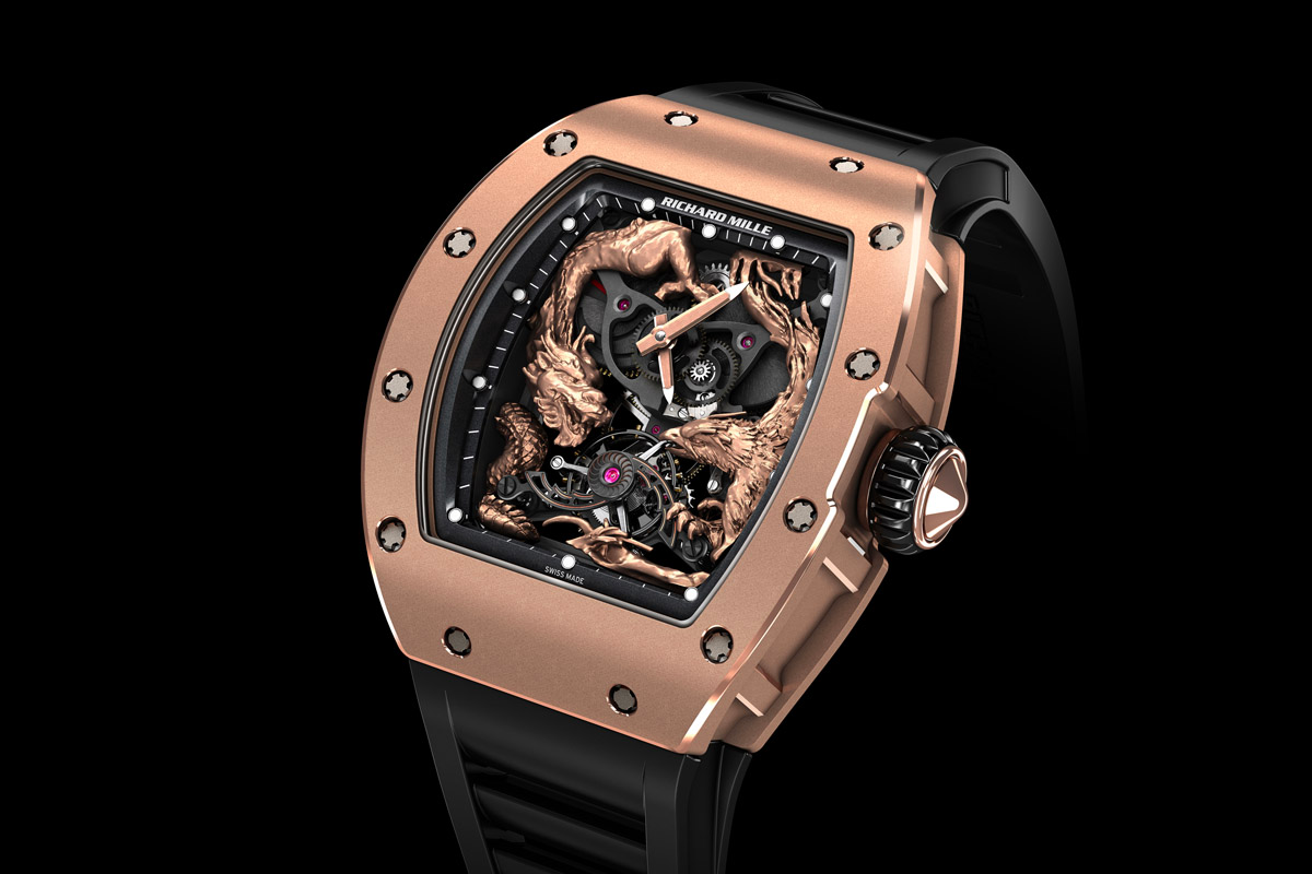 Vẻ đẹp quyền lực của mẫu đồng hồ RM 57-01 Long-Phượng từ Richard Mille