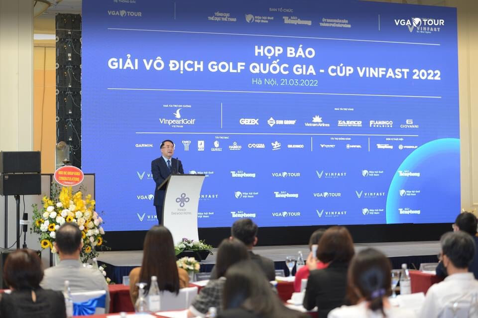 Công bố Giải vô địch Golf Quốc gia năm 2022 – Cúp VinFast diễn ra vào tháng 4.2022