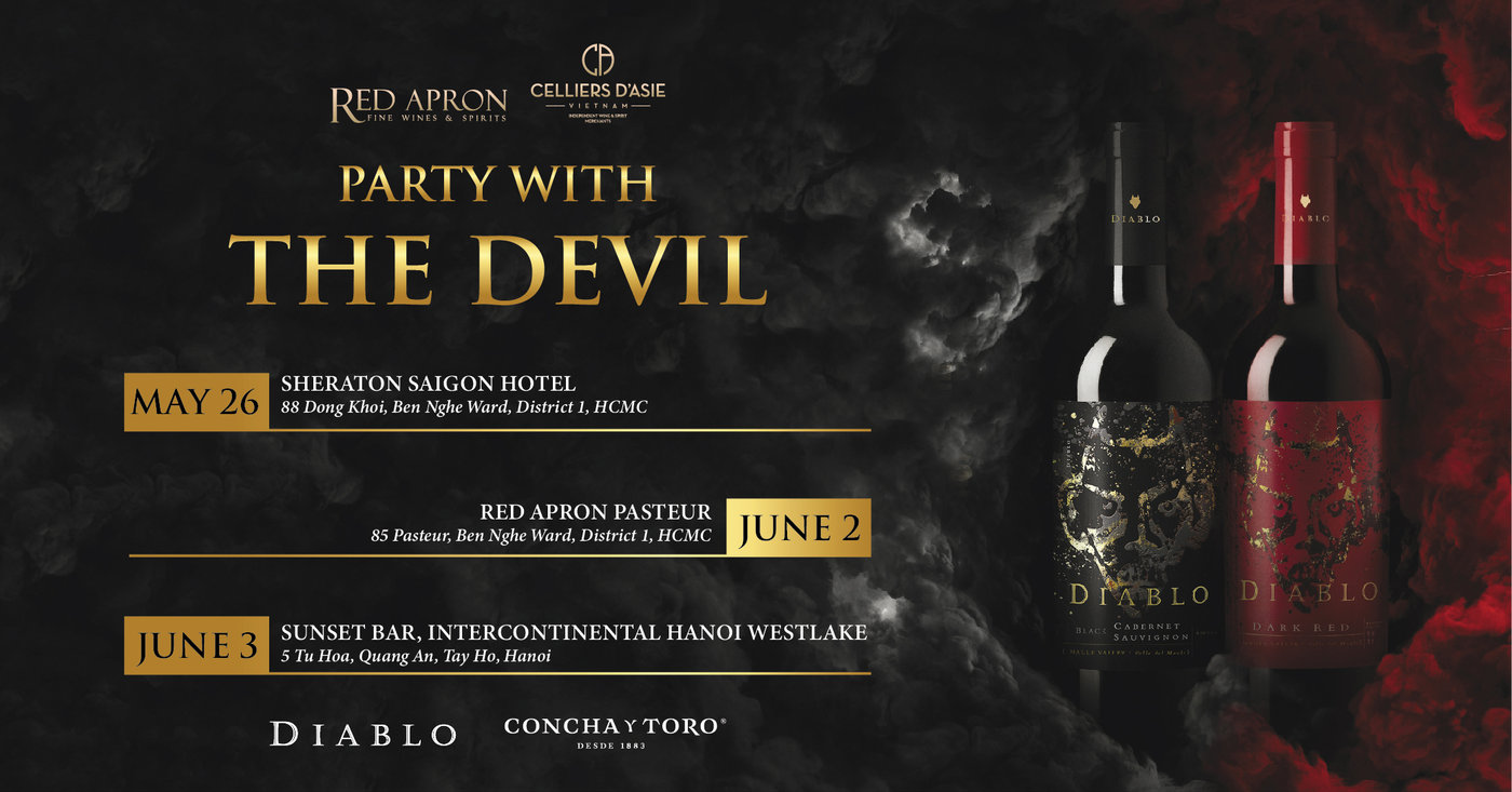 “Party with the Devil” – một trải nghiệm hoàn toàn mới mẻ cùng rượu vang Diablo