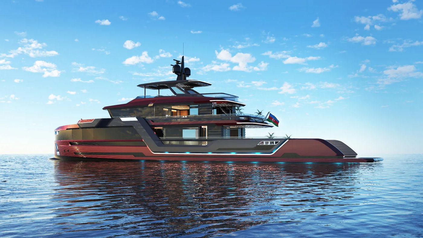 Concept du thuyền thám hiểm 45m Caspian Star – Vượt qua mọi đại dương