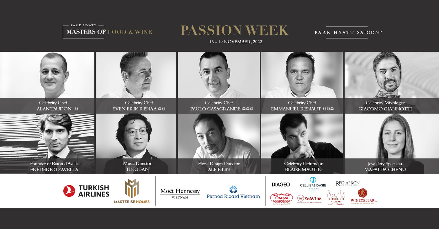 Park Hyatt Saigon & Passion Week Mùa 3 – tuần lễ của tinh hoa cuộc sống