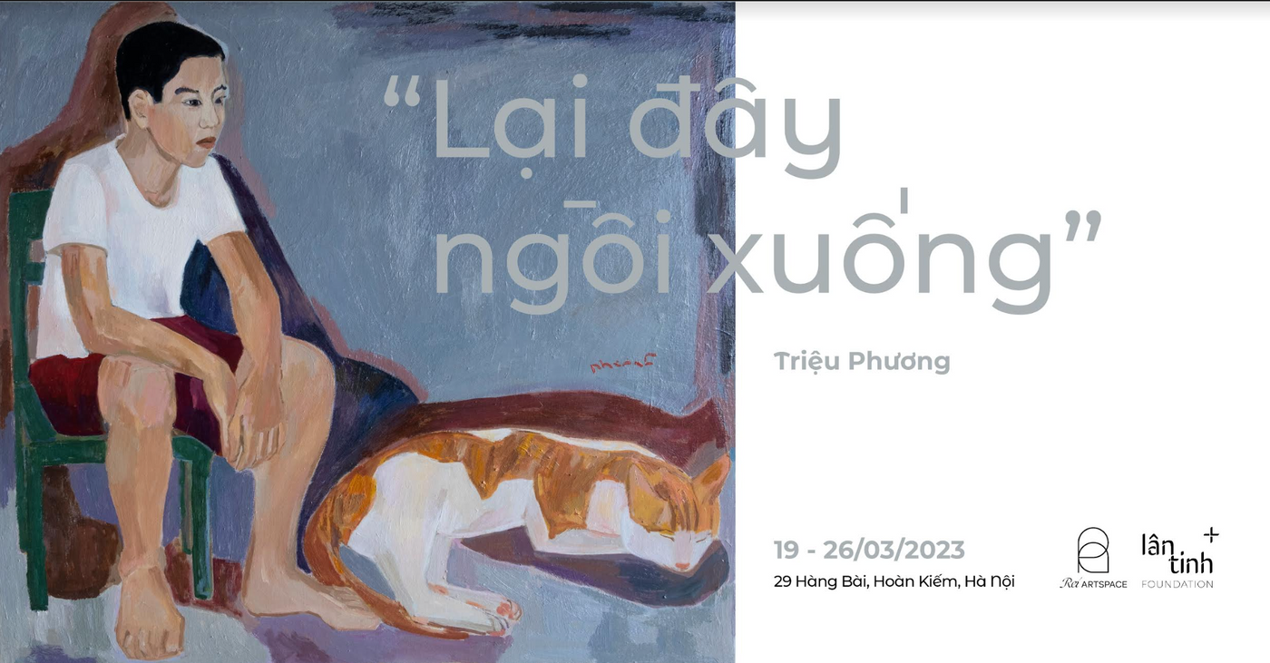 Triển lãm “Lại đây ngồi xuống” – họa sỹ Triệu Phương, một lời mời trở về với chính mình