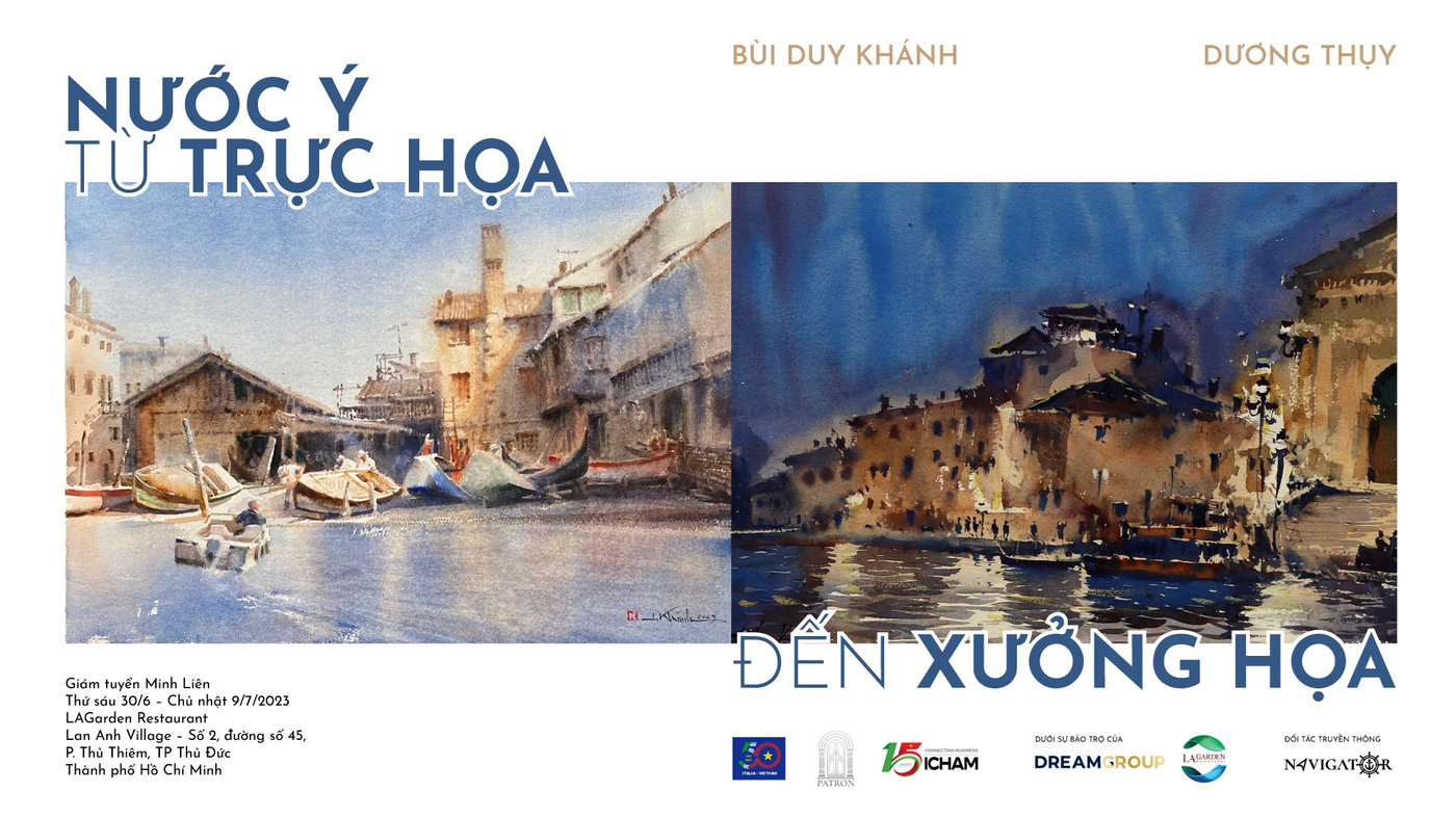 "Ý: Từ Trực họa đến Xưởng họa" – Thiên đường lãng mạn qua mắt nhìn họa sĩ Việt