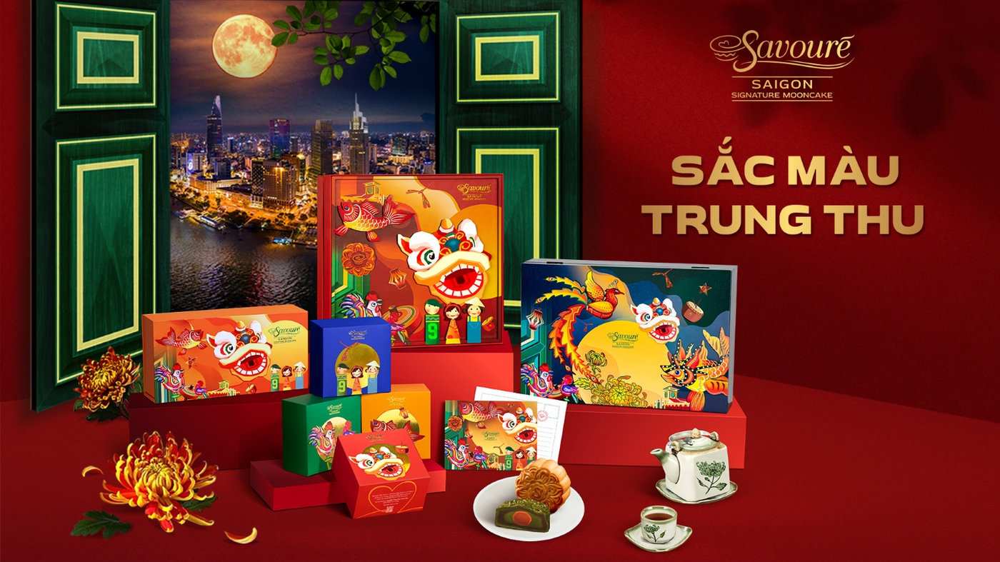 Ấm áp Tết Đoàn viên với bộ hộp quà tặng "Sắc màu trung thu" của Savouré Bakery