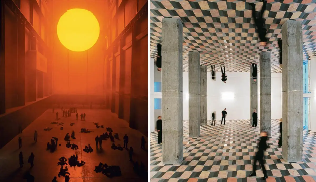 Sự hoành tráng hiếm thấy trong các tác phẩm sắp đặt của Olafur Eliasson