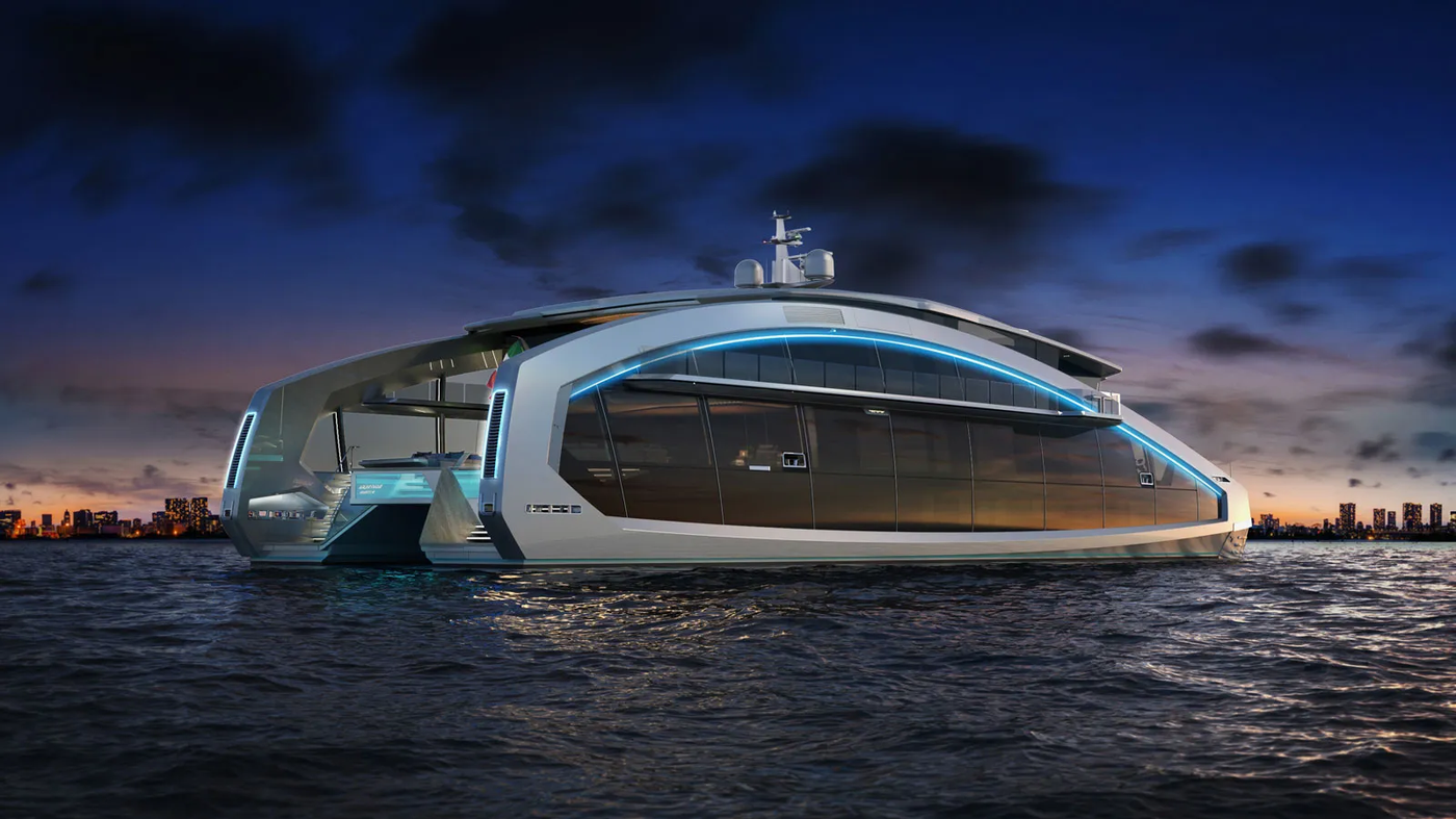 Vẻ đẹp vị lai phá cách của This is It – concept catamaran từ Tecnomar – Italian Sea Group