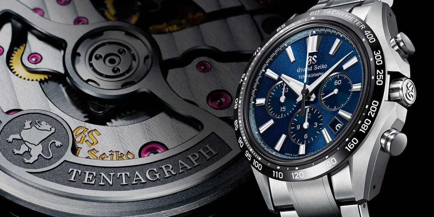 Grand Seiko Tentagraph bấm giờ tự động – tạo tác Hi-beat tiên phong trên đỉnh thời gian