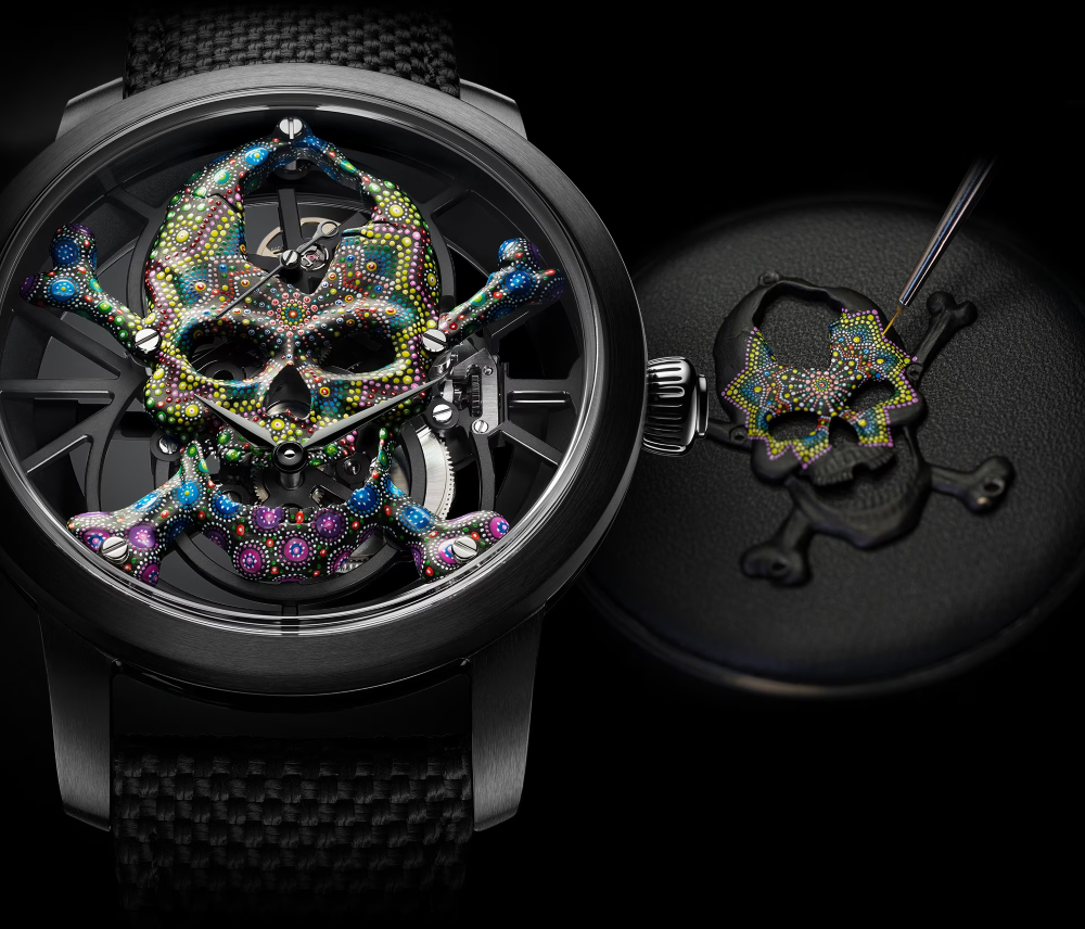 Tourbillon Skelet Ceramic – Skull Pointillism: Nghệ thuật, triết học và tinh hoa chế tác