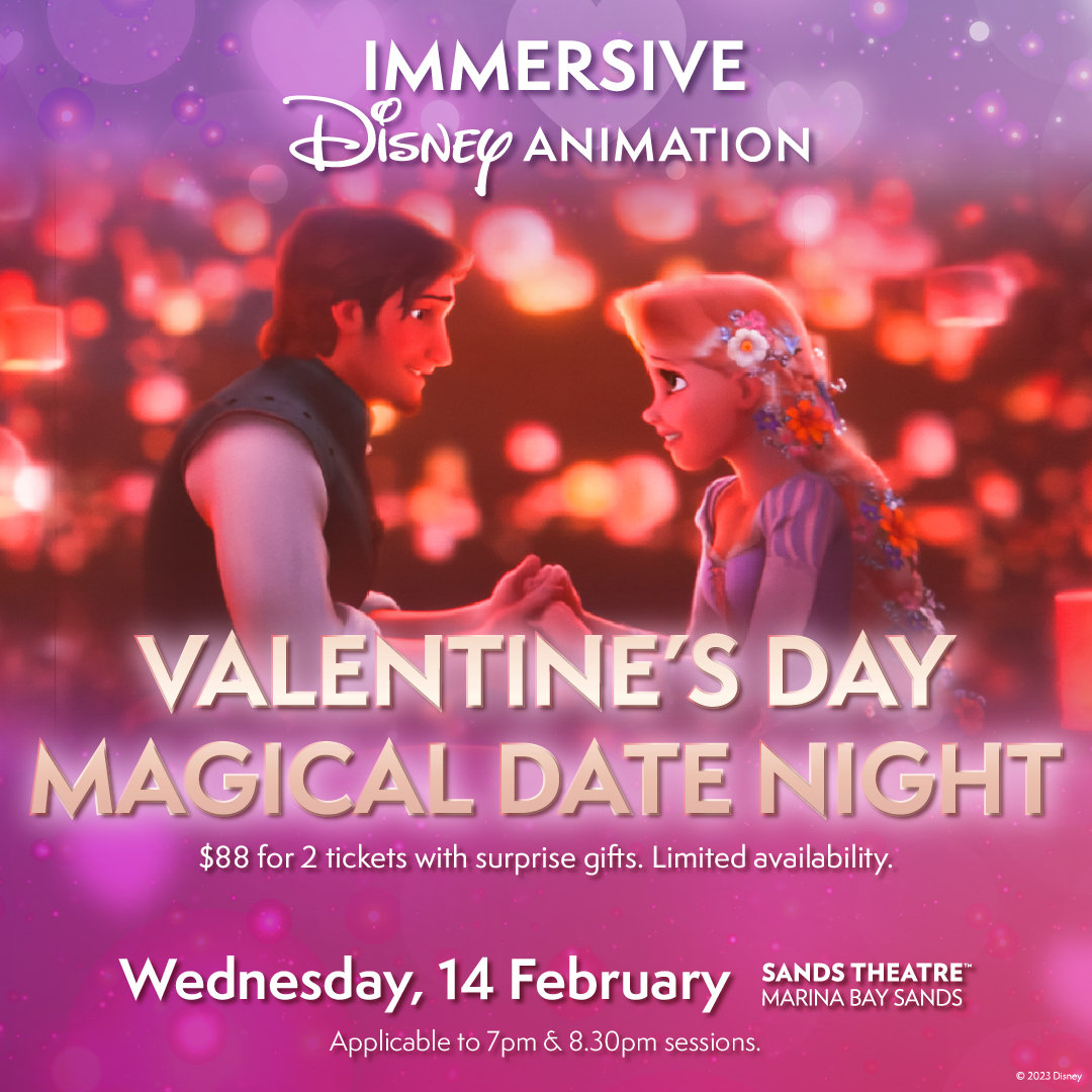 Trải nghiệm Valentine lãng mạn trong thế giới Disney đa giác quan chưa từng có