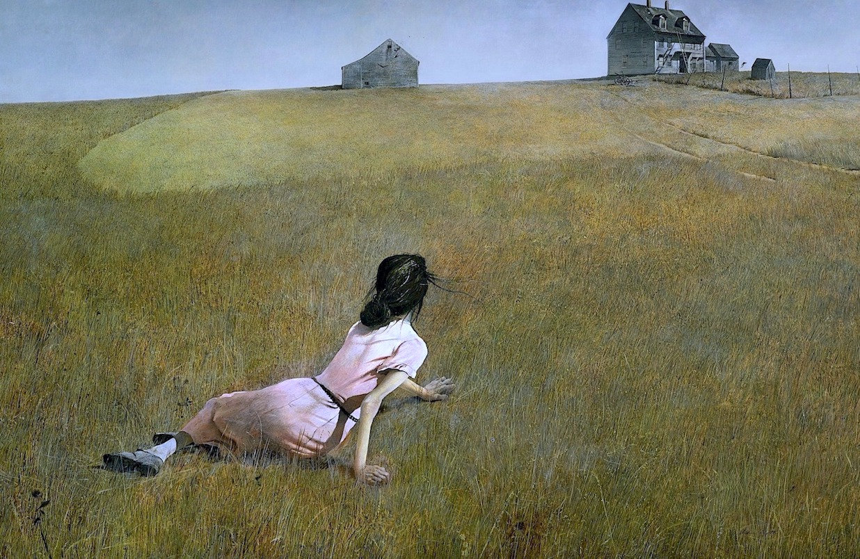 Họa sĩ Andrew Wyeth cùng bức tranh nổi tiếng “Thế giới của Christina" (1948)