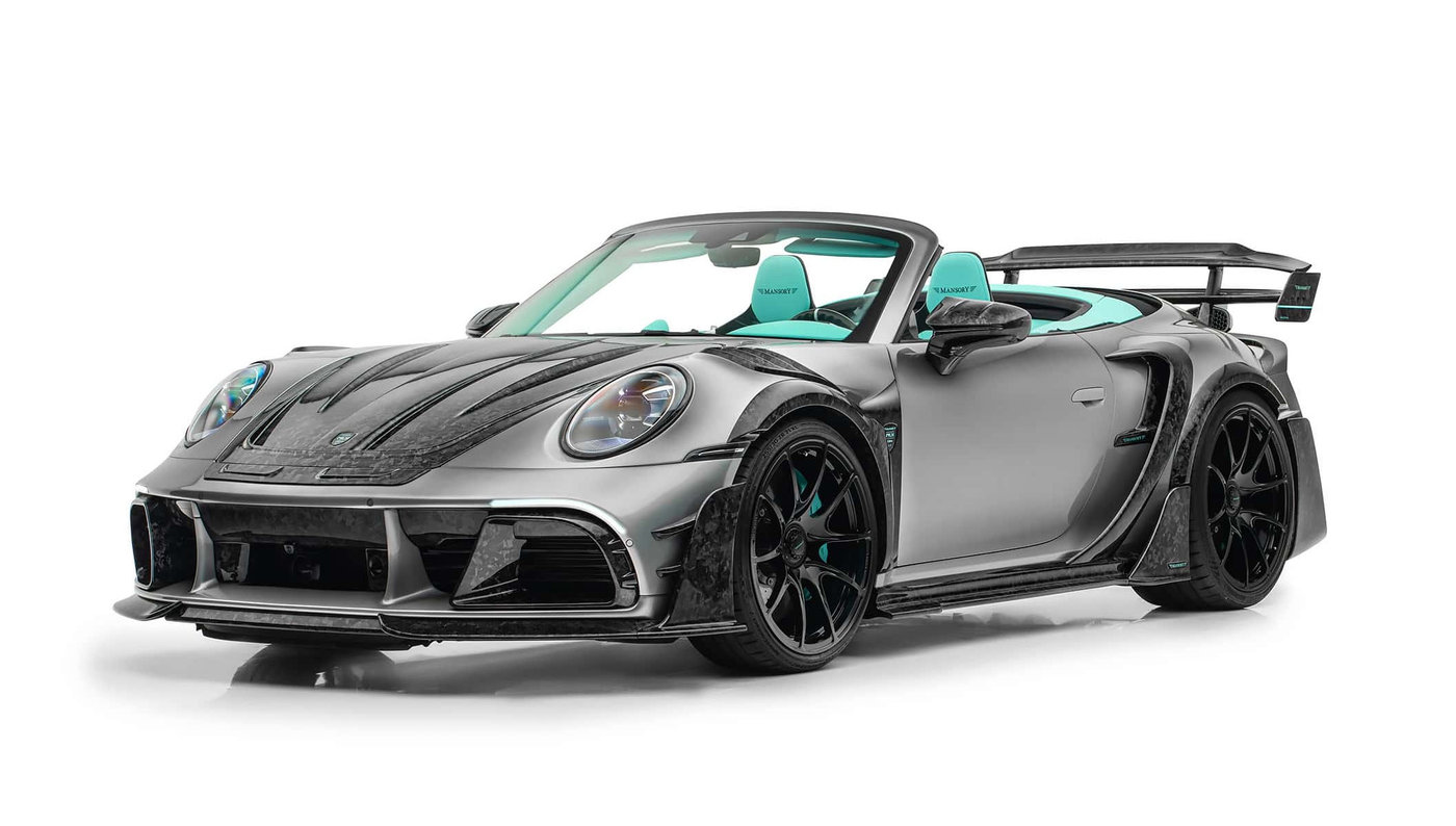 Mansory giới thiệu P9LM EVO 900 Cabrio – phiên bản mui trần dựa trên Porsche 911 Turbo S