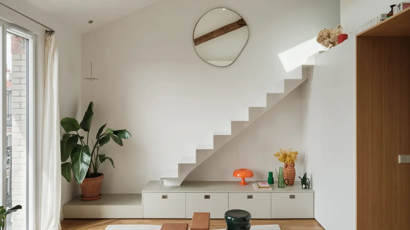 Giải pháp thông minh cho không gian sống nhỏ: 6 bài học từ căn hộ duplex ở Paris