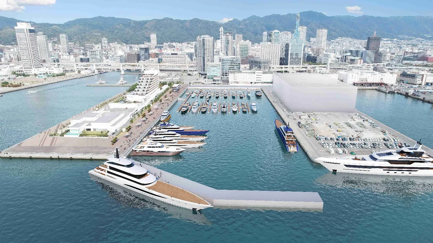 Bến du thuyền siêu sang Kobe Marina tại Nhật Bản sẽ chính thức khởi công vào năm 2025