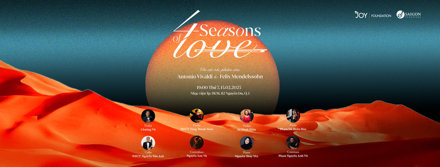 "Four Seasons of Love" tại Nhạc viện TPHCM – Bản giao hòa của tình yêu và thời gian