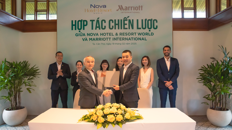 NovaGroup ký hợp tác với Marriott International vận hành Legacy Mekong resort