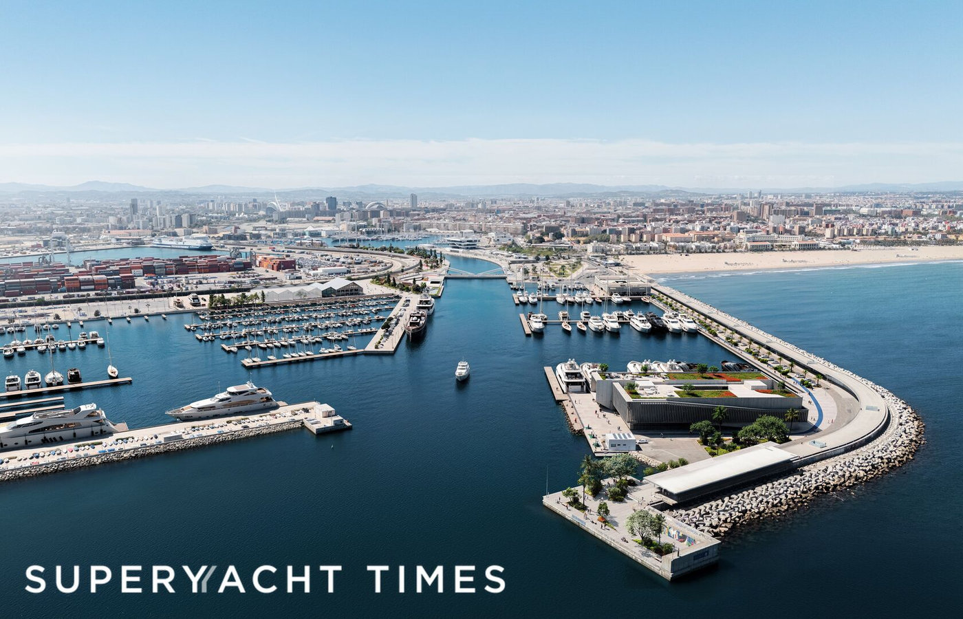 Những hình ảnh đầu tiên của bến du thuyền Marina Port Valencia được hé lộ