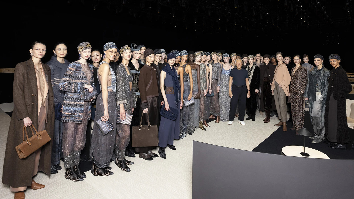 BST Giorgio Armani Thu Đông 2025: Sự trở lại của nét thanh lịch vượt thời gian