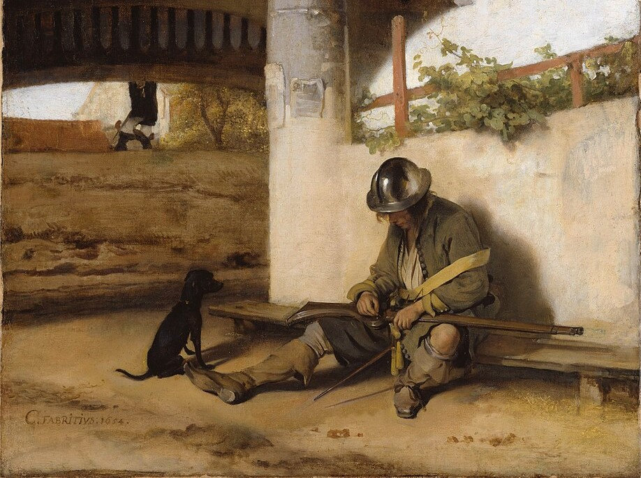 Carel Fabritius khắc hoạ nỗi đau của người lính vô danh với tác phẩm "Người Lính Gác"