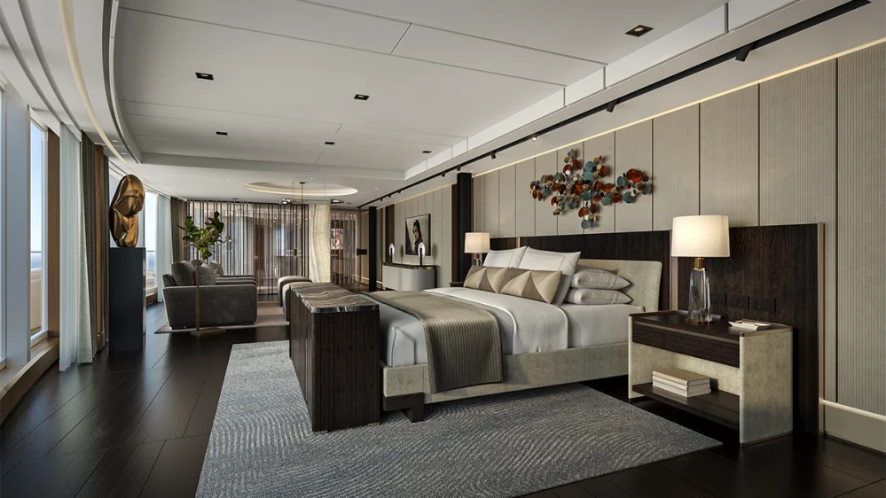 Regent Seven Seas Cruises định nghĩa sự xa hoa với "dinh thự hai tầng" giữa đại dương