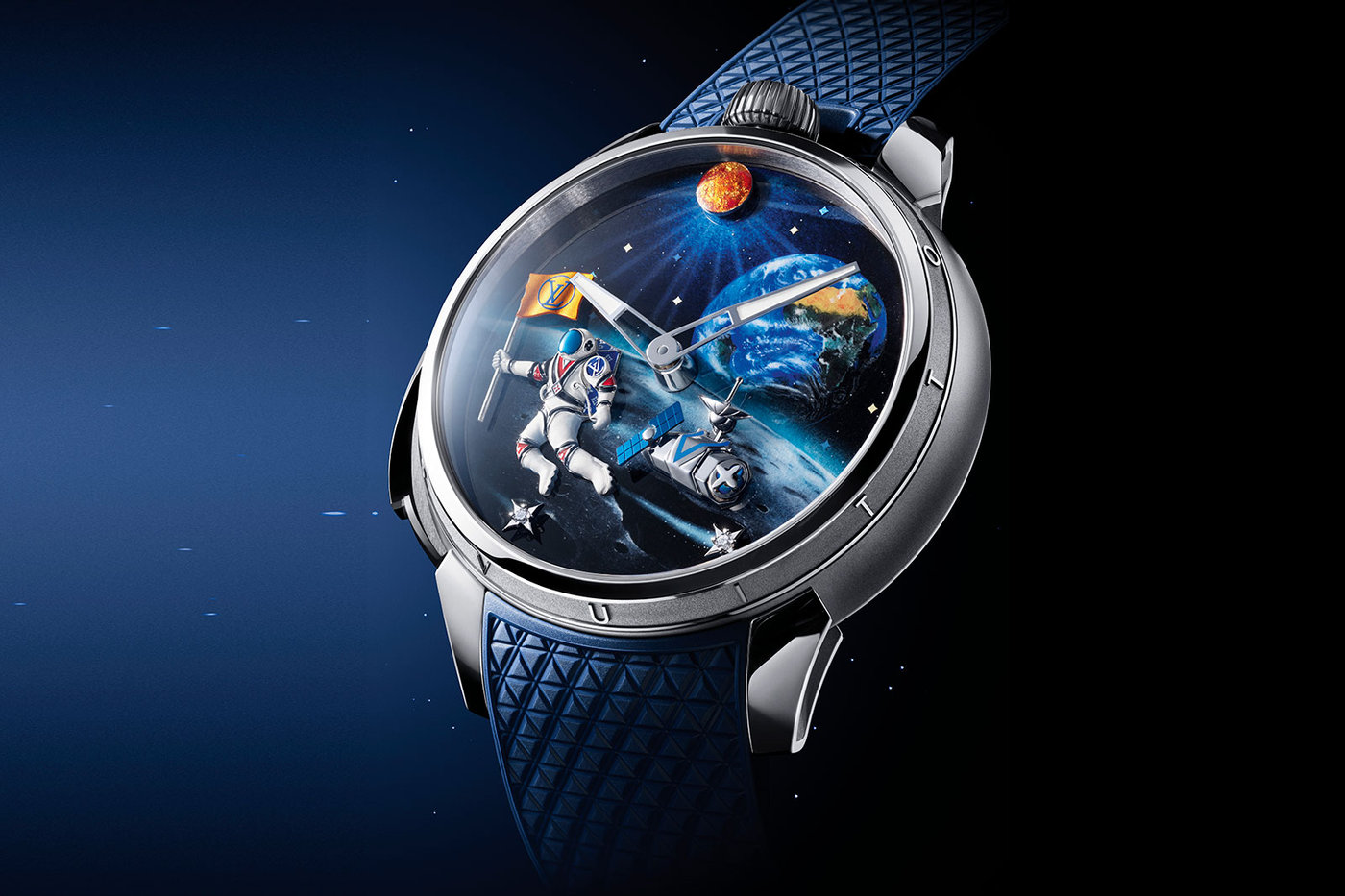 Louis Vuitton Tambour Taiko Galactique: Tuyệt tác "vũ trụ" với 300 giờ chế tác thủ công
