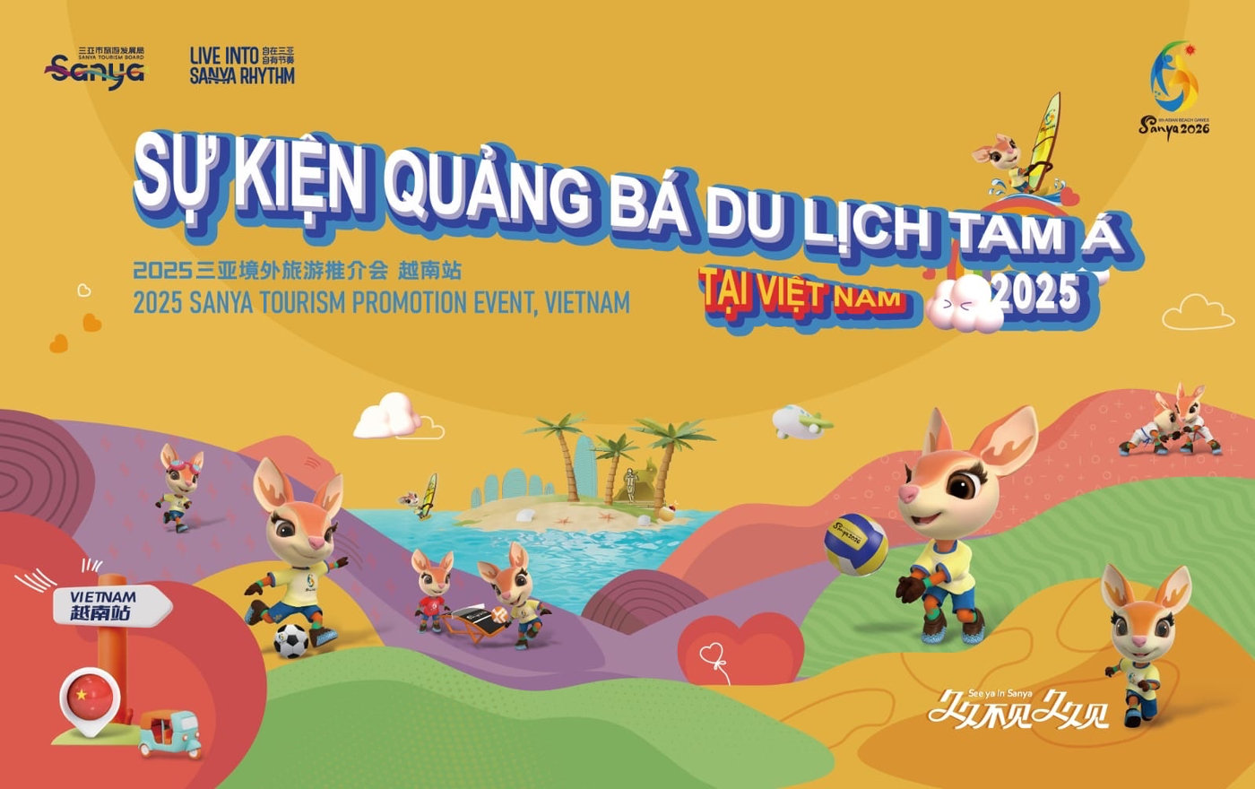 Khởi động chuỗi Sự kiện quảng bá du lịch Tam Á 2025 tại Việt Nam và Đông Nam Á