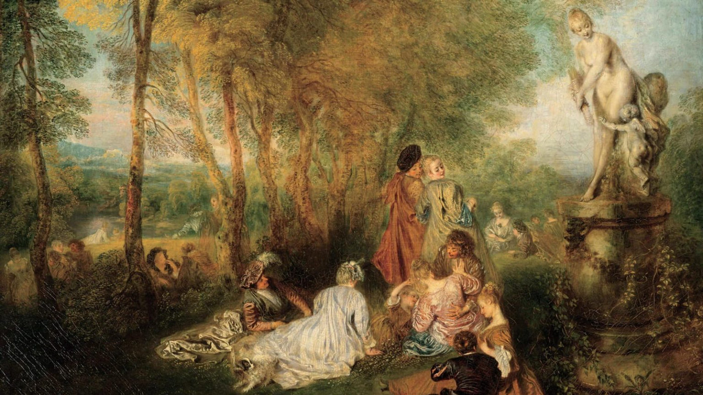Tuyệt tác "Feast of Love" của Watteau: Hạnh phúc mong manh và sự phù du của tình ái