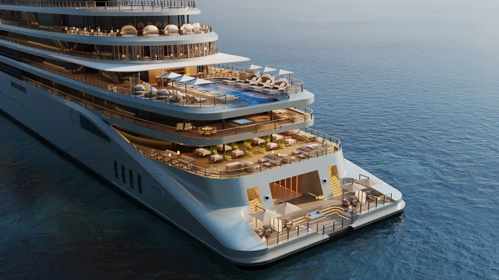 Aman Group ra mắt du thuyền siêu sang Amangati dài 600 foot, dự kiến ra khơi vào 2027