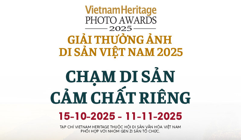 Vietnam Heritage tổ chức cuộc thi Ảnh Di sản Việt Nam 2025 – “Chạm di sản, cảm chất riêng”