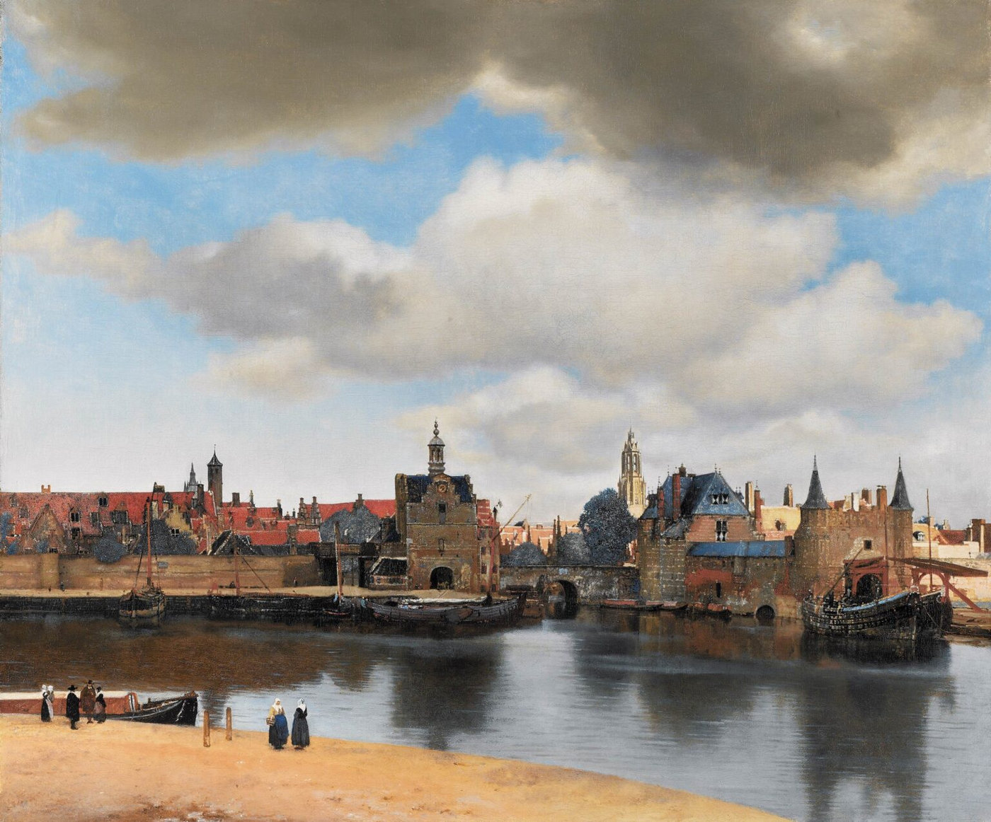 Delft tuyệt đẹp và sống động qua kiệt tác “View of Delft” của Johannes Vermeer