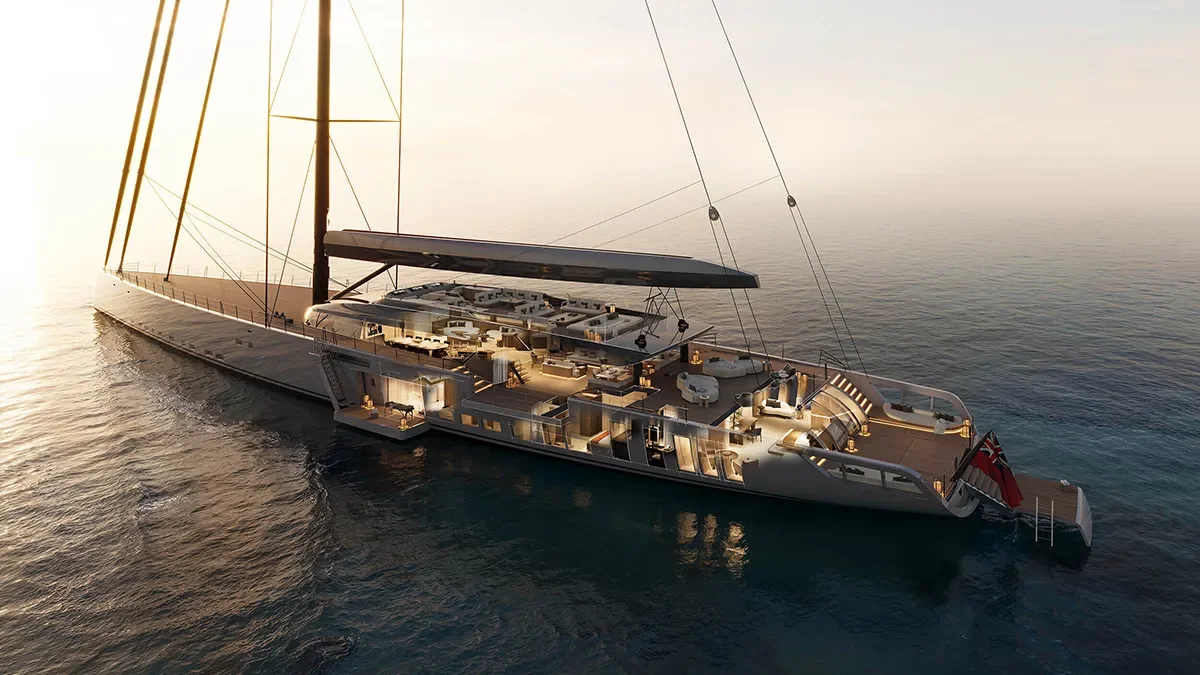 Royal Huisman lên kế hoạch hạ thủy du thuyền buồm cao nhất thế giới vào năm 2030