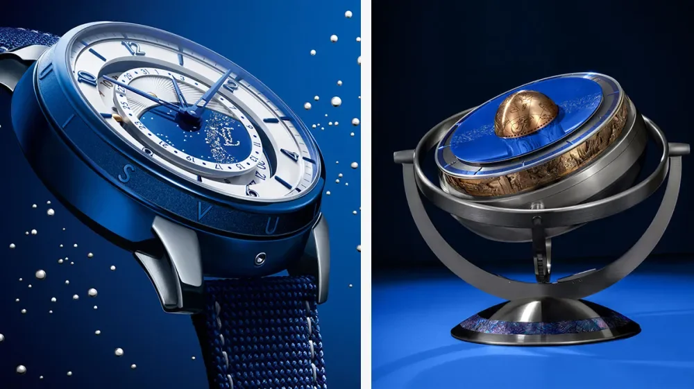 Louis Vuitton và De Bethune ra mắt đồng hồ để bàn bằng Titanium 4,72 triệu USD