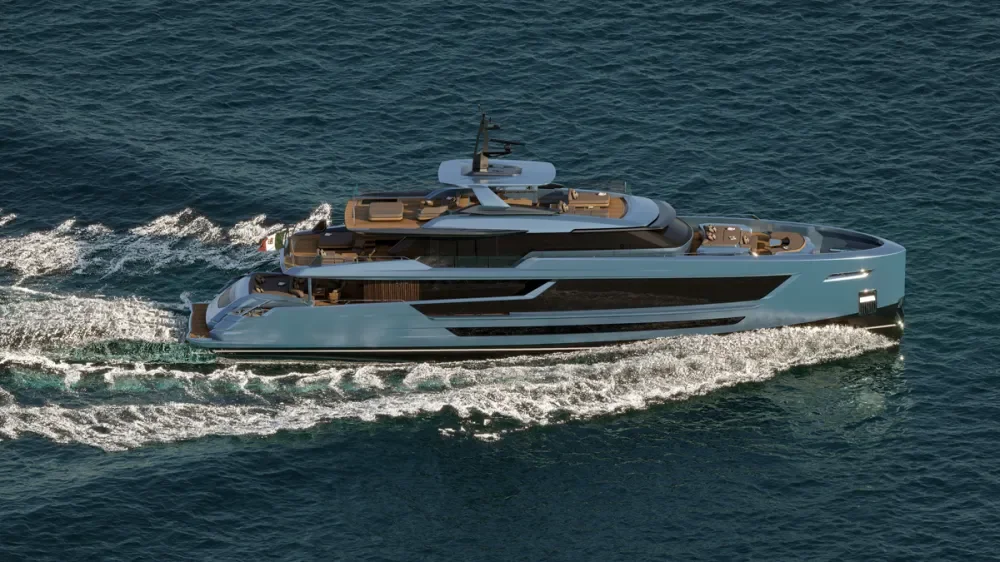Siêu du thuyền nhôm mới từ Tuxedo Yachting uy lực với thiết kế siêu xe thể thao