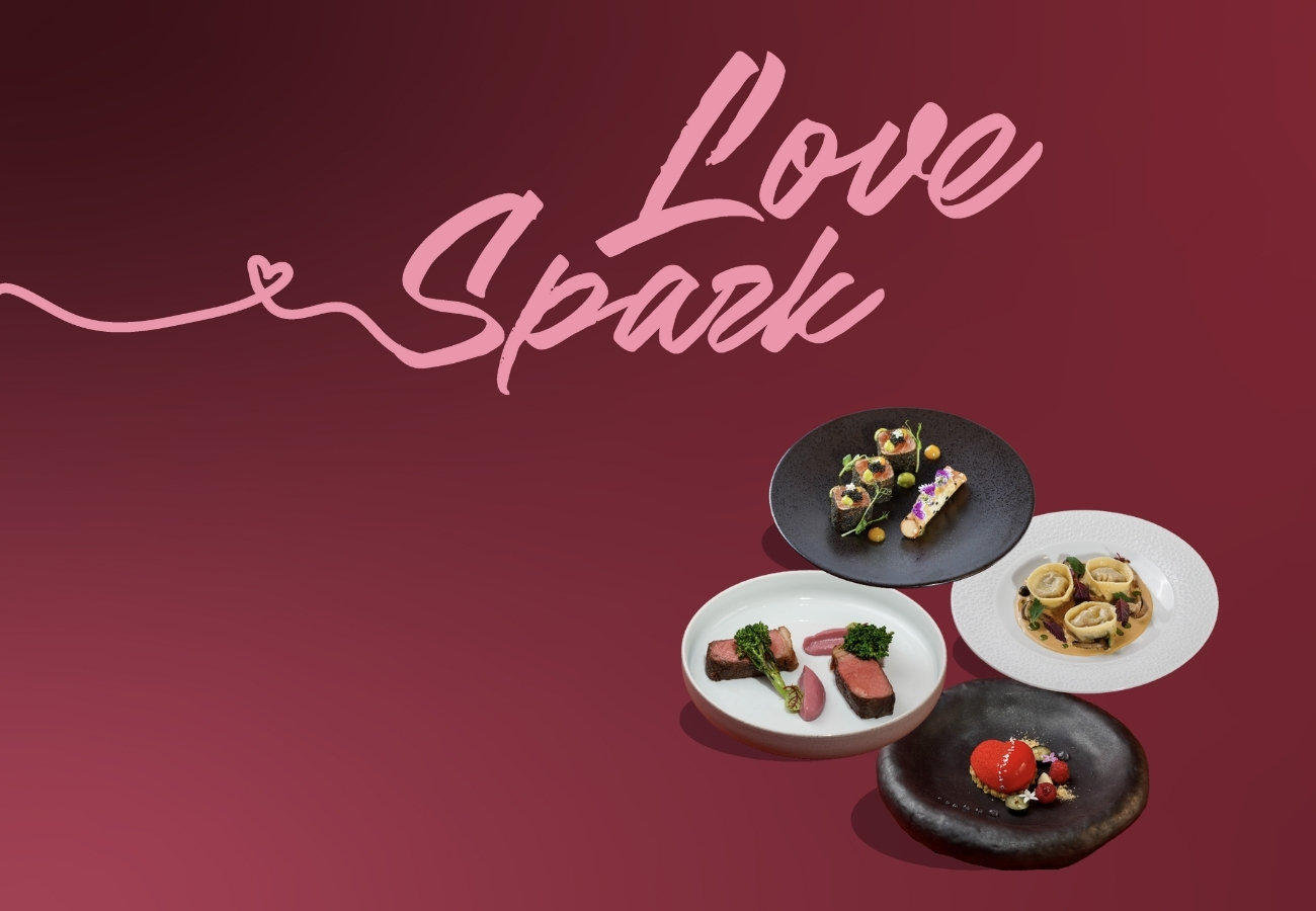 Trải nghiệm thực đơn Love Spark – Sắc vị Valentine tinh tế giữa lòng thành phố