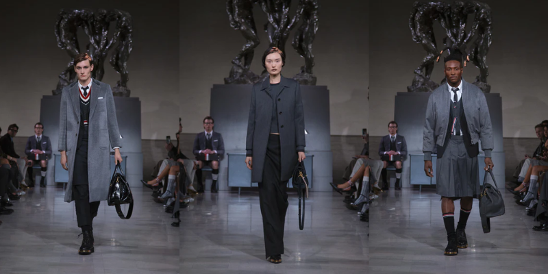 BST Thom Browne Thu Đông 2026: Điêu khắc sự đa dạng của Preppy