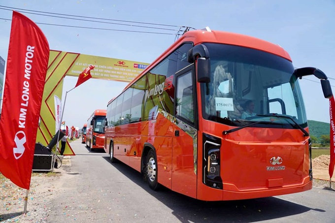 Kim Long Motor xuất khẩu xe buýt sang Thái Lan trong chiến lược mở rộng khu vực