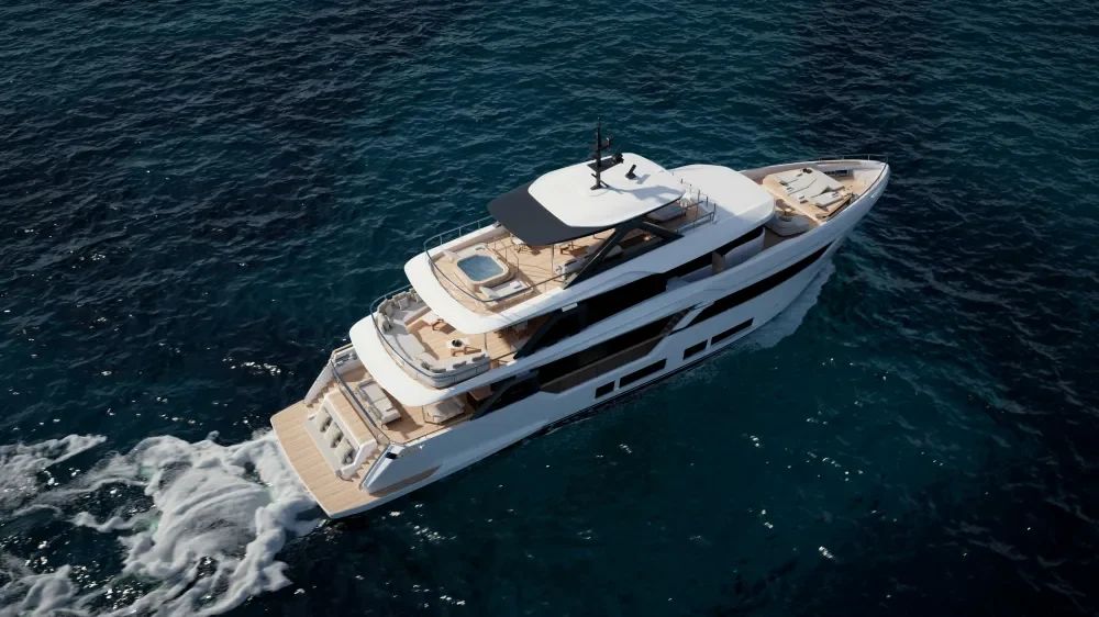 Custom Line mang thiết kế tinh tế từ Ý cho siêu du thuyền Navetta 35m