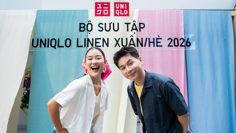 Đa dạng sắc màu cùng BST UNIQLO Linen Xuân/Hè 2026 “Nhẹ nâng ngày thoải mái”