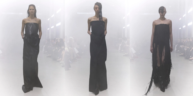 BST Rick Owens Thu Đông 2026: Cách thời trang đối diện với nỗi bất an