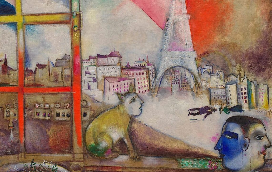 "Paris qua ô cửa sổ" – Thế giới siêu thực qua lăng kính mộng mị của Marc Chagall