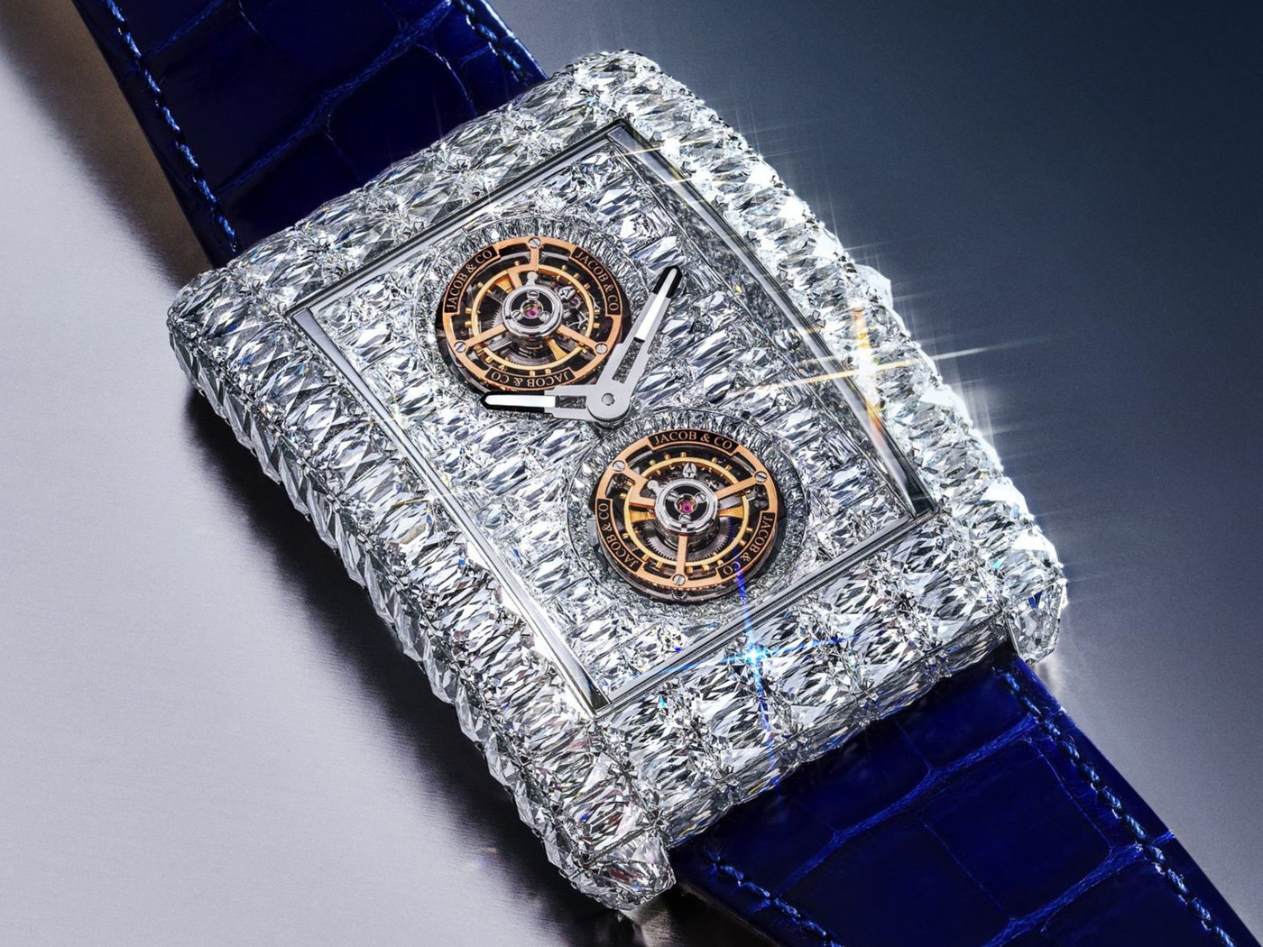 Jacob & Co. Billionaire Double Tourbillon nạm 79 carat kim cương hàng triệu USD