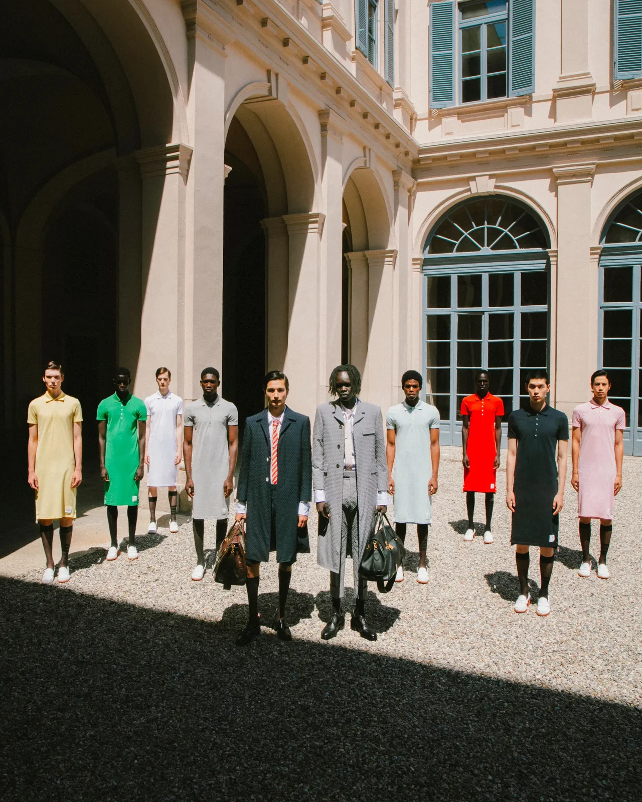 BST Thom Browne Nam Xuân Hè 2027: Chuyện ngụ ngôn giữa đời thực