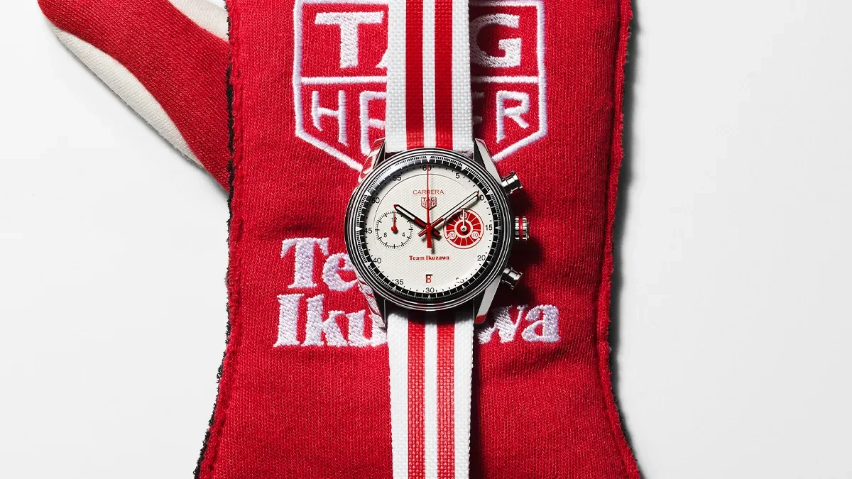 TAG Heuer và Team Ikuzawa sản xuất Carrera Chronograph đậm tinh thần xe đua