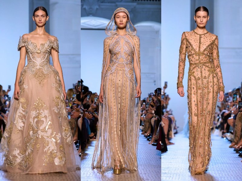 BST Elie Saab Haute Couture Thu Đông 2026: Nhân dạng đằng sau chiếc mặt nạ