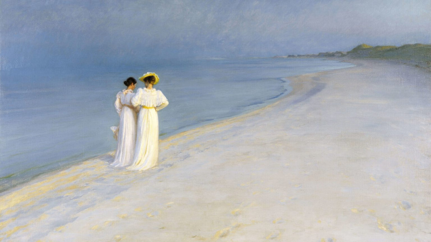 “Summer Evening On Skagen Sønderstrand” – Kiệt tác trường phái Ấn tượng Đan Mạch
